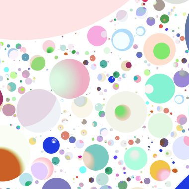 Daire saydam arka plan - eğilim seamless modeli.