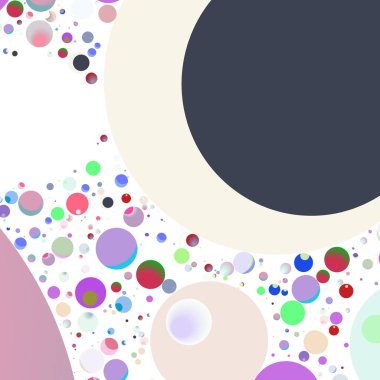 Daire saydam arka plan - eğilim seamless modeli.