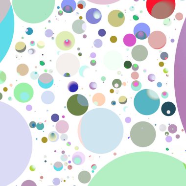 Daire saydam arka plan - eğilim seamless modeli.