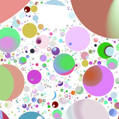 Daire saydam arka plan - eğilim seamless modeli.