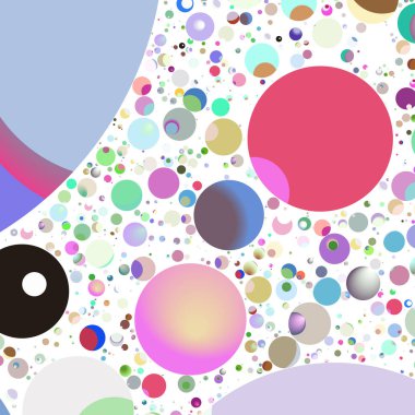 Daire saydam arka plan - eğilim seamless modeli.