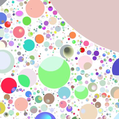 Daire saydam arka plan - eğilim seamless modeli.