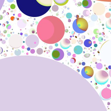 Daire saydam arka plan - eğilim seamless modeli.