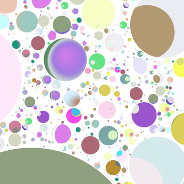 Daire saydam arka plan - eğilim seamless modeli.