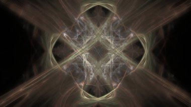 Fantezi kaotik renkli fraktal desen. Soyut Fraktal şekiller. 3D render resimde arka plan veya duvar kağıdı.