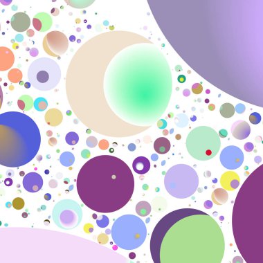 Daire saydam arka plan - eğilim seamless modeli.