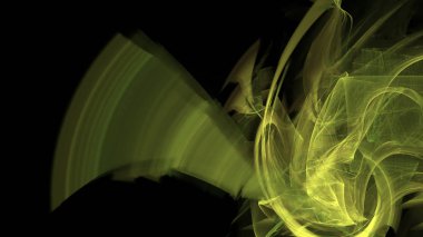 Fantezi kaotik renkli fraktal desen. Soyut Fraktal şekiller. 3D render resimde arka plan veya duvar kağıdı.