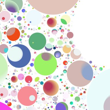 Daire saydam arka plan - eğilim seamless modeli.