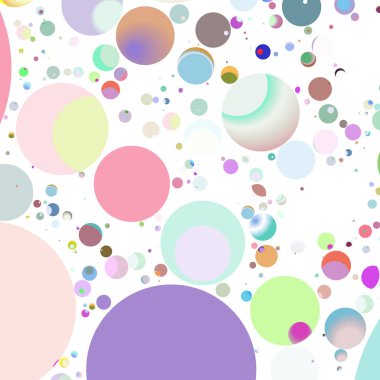 Daire saydam arka plan - eğilim seamless modeli.