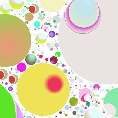 Daire saydam arka plan - eğilim seamless modeli.