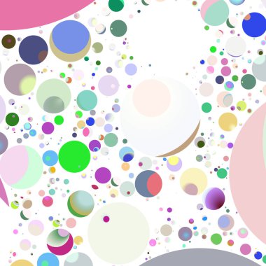 Daire saydam arka plan - eğilim seamless modeli.