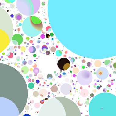 Daire saydam arka plan - eğilim seamless modeli.