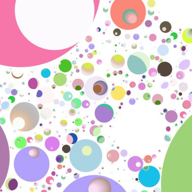 Daire saydam arka plan - eğilim seamless modeli.