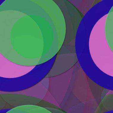 Daire saydam arka plan - eğilim seamless modeli.