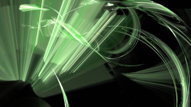 Fantezi kaotik renkli fraktal desen. Soyut Fraktal şekiller. 3D render resimde arka plan veya duvar kağıdı.