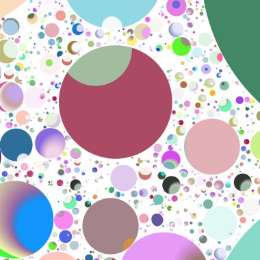 Daire saydam arka plan - eğilim seamless modeli.