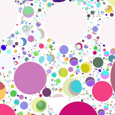 Daire saydam arka plan - eğilim seamless modeli.