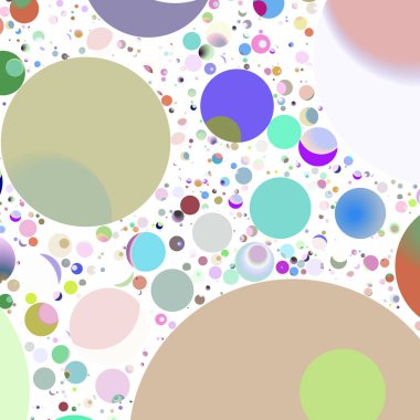 Daire saydam arka plan - eğilim seamless modeli.