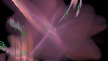 Fantezi kaotik renkli fraktal desen. Soyut Fraktal şekiller. 3D render resimde arka plan veya duvar kağıdı.