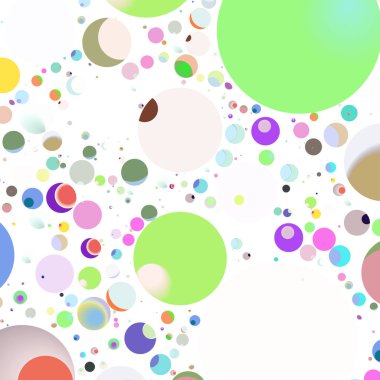 Daire saydam arka plan - eğilim seamless modeli.