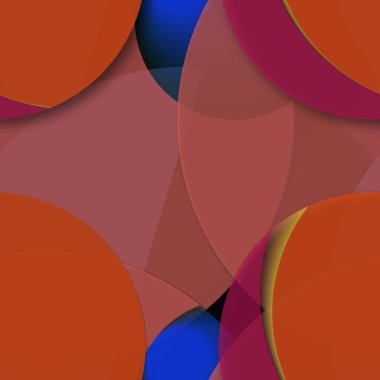 Daire saydam arka plan - eğilim seamless modeli.