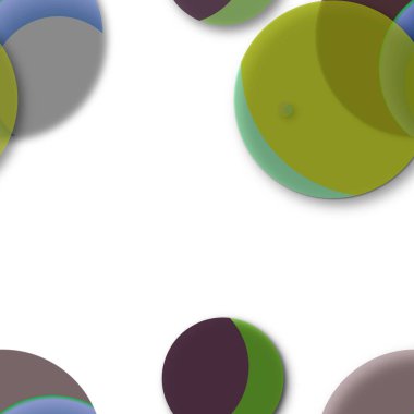 Daire saydam arka plan - eğilim seamless modeli.