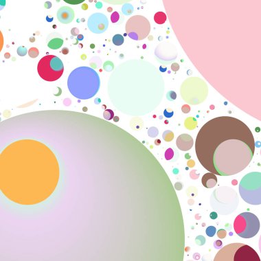 Daire saydam arka plan - eğilim seamless modeli.