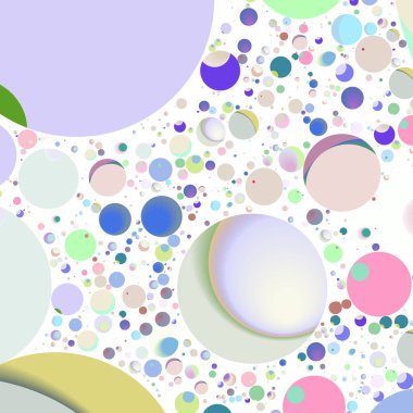 Daire saydam arka plan - eğilim seamless modeli.