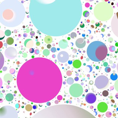 Daire saydam arka plan - eğilim seamless modeli.