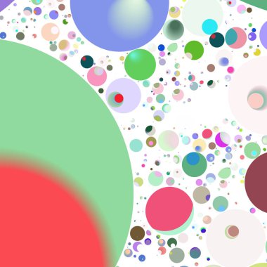 Daire saydam arka plan - eğilim seamless modeli.