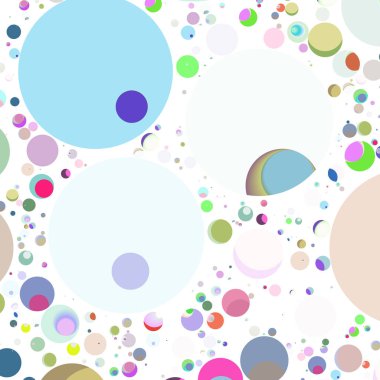 Daire saydam arka plan - eğilim seamless modeli.