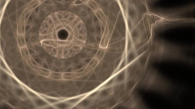 Fantezi kaotik renkli fraktal desen. Soyut Fraktal şekiller. 3D render resimde arka plan veya duvar kağıdı.