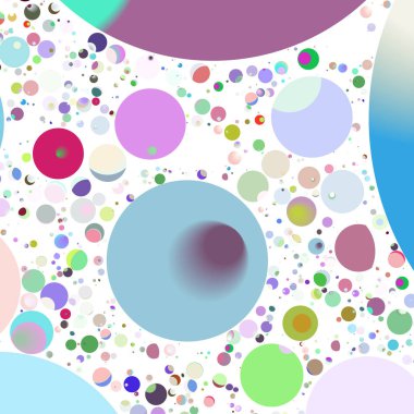 Daire saydam arka plan - eğilim seamless modeli.