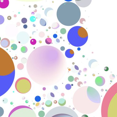 Daire saydam arka plan - eğilim seamless modeli.