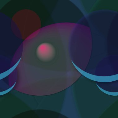 Daire saydam arka plan - eğilim seamless modeli.