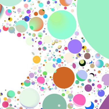 Daire saydam arka plan - eğilim seamless modeli.