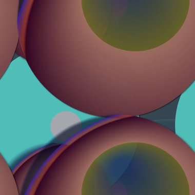 Daire saydam arka plan - eğilim seamless modeli.