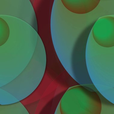 Daire saydam arka plan - eğilim seamless modeli.