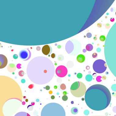 Daire saydam arka plan - eğilim seamless modeli.