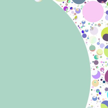 Daire saydam arka plan - eğilim seamless modeli.