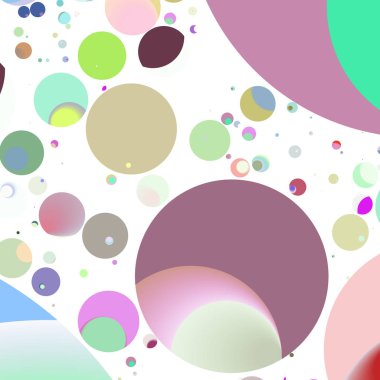 Daire saydam arka plan - eğilim seamless modeli.