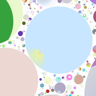 Daire saydam arka plan - eğilim seamless modeli.