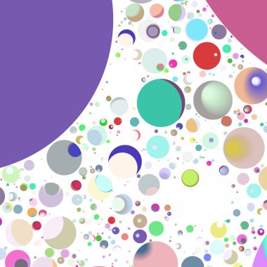 Daire saydam arka plan - eğilim seamless modeli.