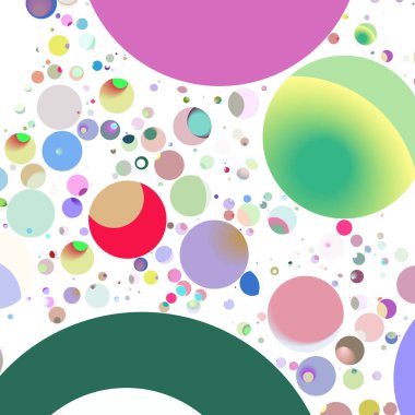 Daire saydam arka plan - eğilim seamless modeli.