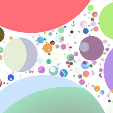 Daire saydam arka plan - eğilim seamless modeli.