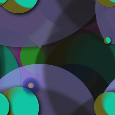 Daire saydam arka plan - eğilim seamless modeli.