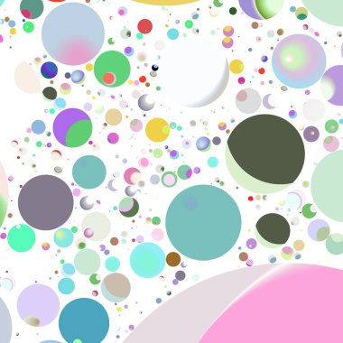 Daire saydam arka plan - eğilim seamless modeli.