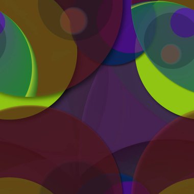 Daire saydam arka plan - eğilim seamless modeli.