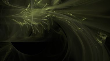 Fantezi kaotik renkli fraktal desen. Soyut Fraktal şekiller. 3D render resimde arka plan veya duvar kağıdı.