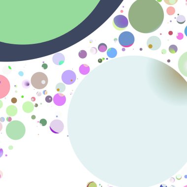 Daire saydam arka plan - eğilim seamless modeli.